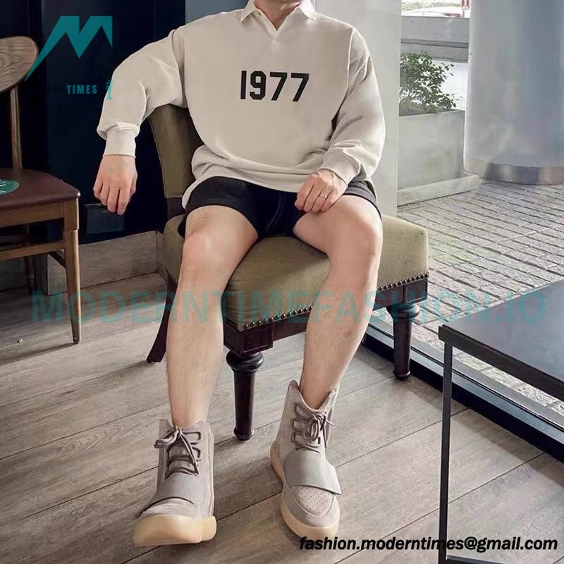 Fear Of God - 1977 Flocked Polo Collar Hoodie