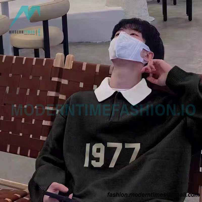 Fear Of God - 1977 Flocked Polo Collar Hoodie
