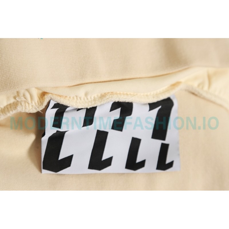 RRR123 x Fear OF God Co-branded Foam Letter Hoodie