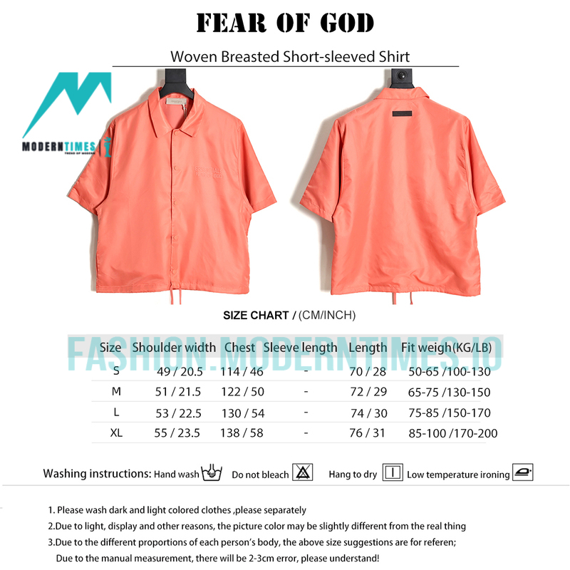 Fear of God - Woven Breasted Short-sleeved Shirt