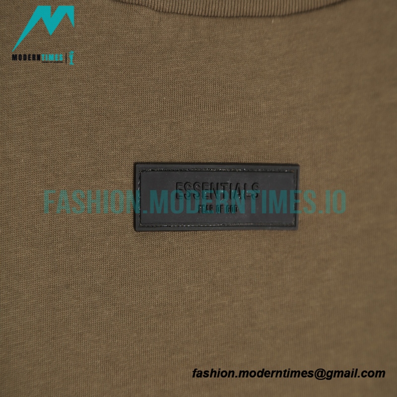 Fear of God - Flocked Small Label Short-sleeved T-shirt