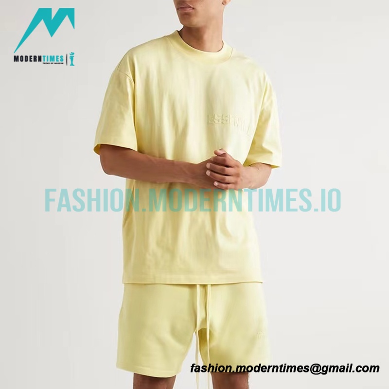 Fear of God - Flocked Small Label Short-sleeved T-shirt