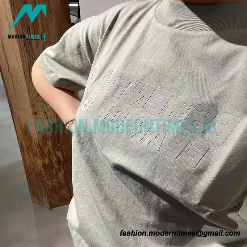Fear of God - Double-row Large-letter Short-sleeved T-shirt