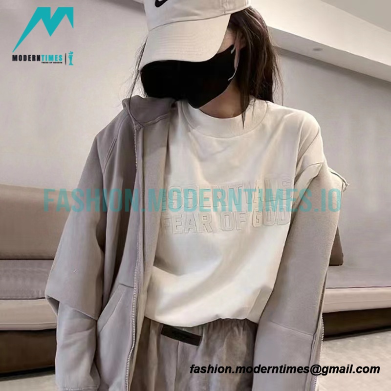 Fear of God - Double-row Large-letter Short-sleeved T-shirt