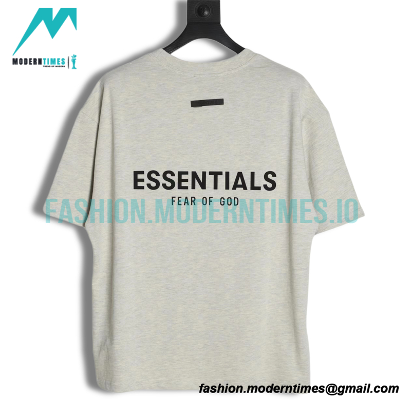 Fear Of God - Double-row Silicone Letter-sleeve T-shirt