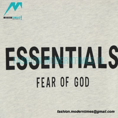 Fear Of God - Double-row Silicone Letter-sleeve T-shirt
