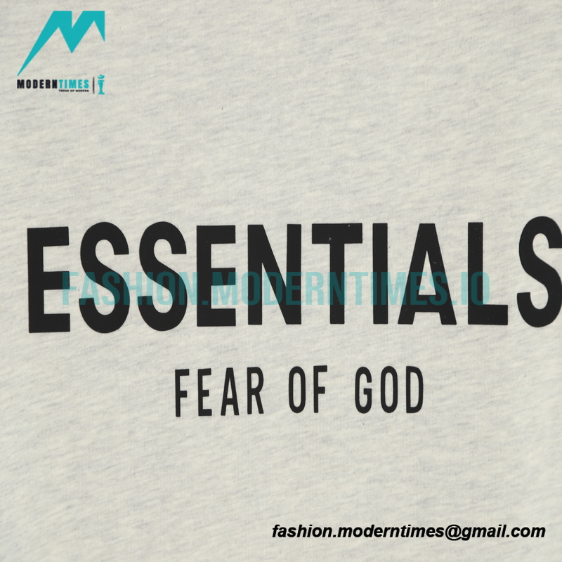 Fear Of God - Double-row Silicone Letter-sleeve T-shirt