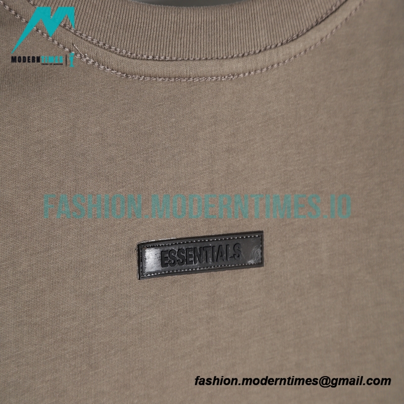 Fear Of God - Double-row Silicone Letter-sleeve T-shirt