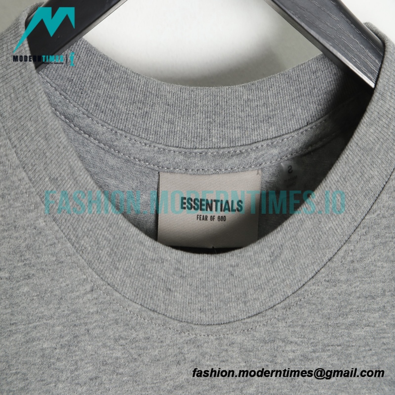 Fear Of God - Double-row Silicone Letter-sleeve T-shirt
