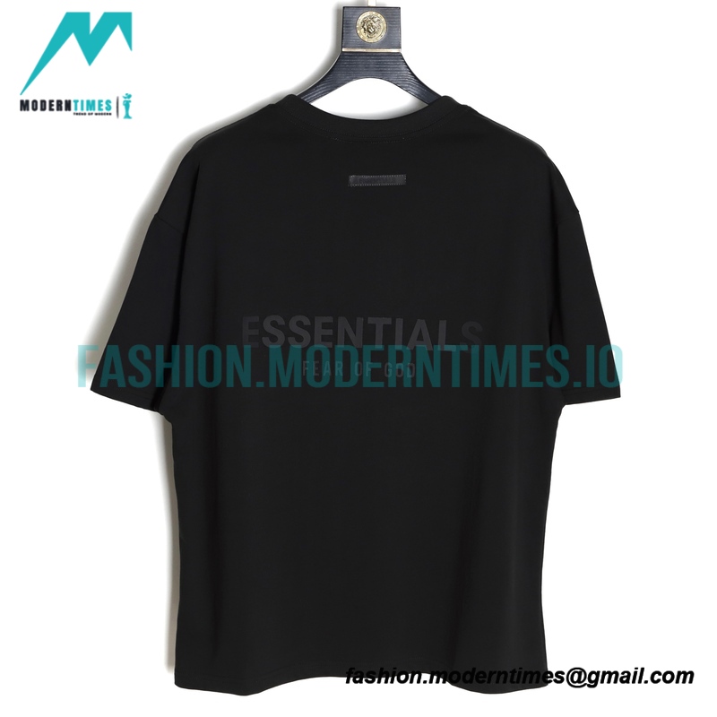 Fear Of God - Double-row Silicone Letter-sleeve T-shirt