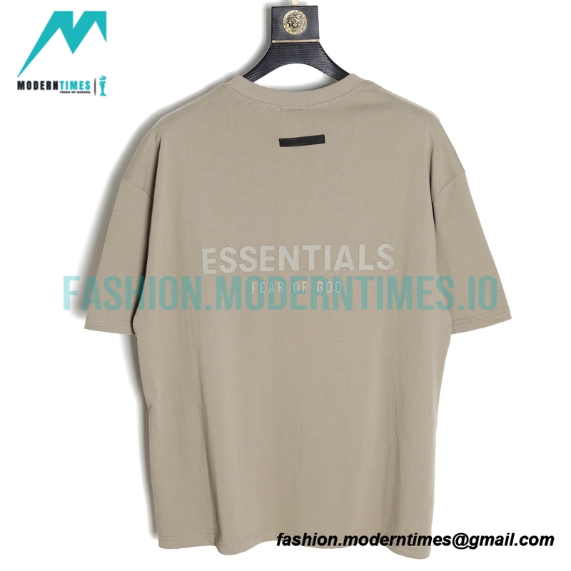 Fear Of God - Double-row Silicone Letter-sleeve T-shirt
