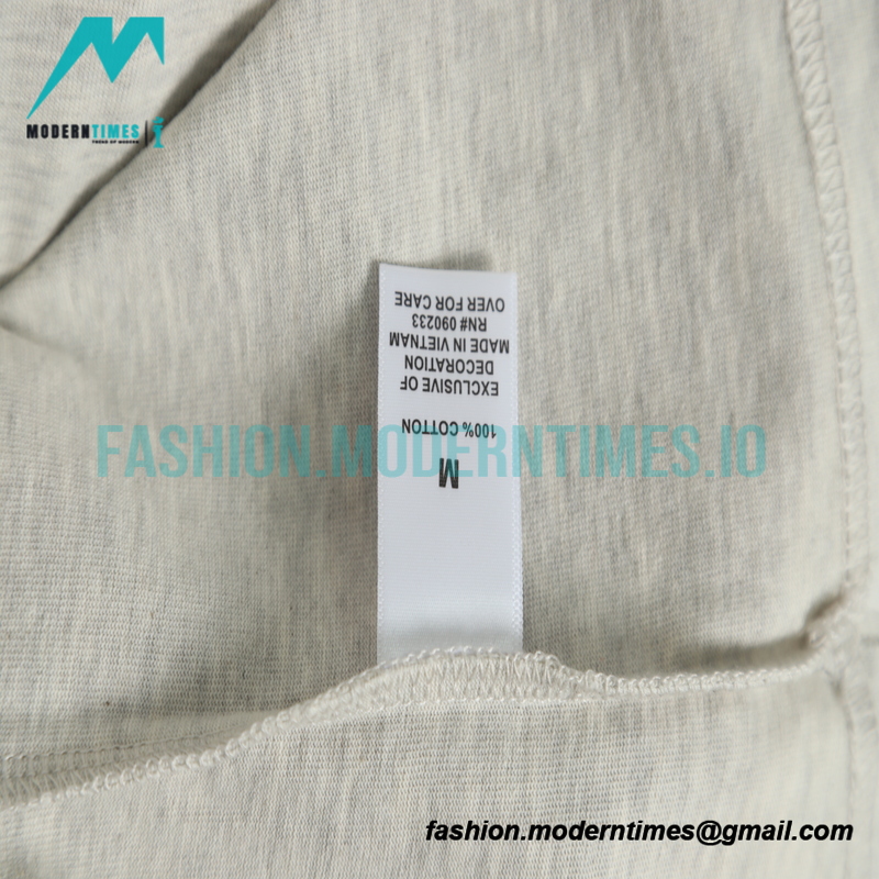 Fear Of God - Double-row Silicone Letter-sleeve T-shirt