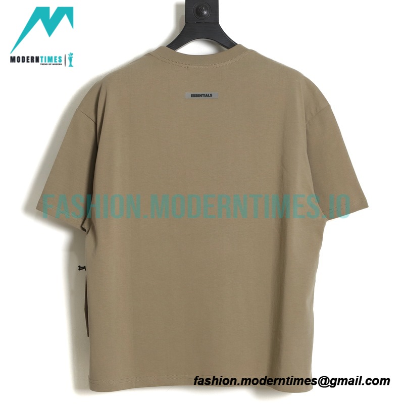 Fear Of God - Chest Silicone Letter-sleeve T-shirt