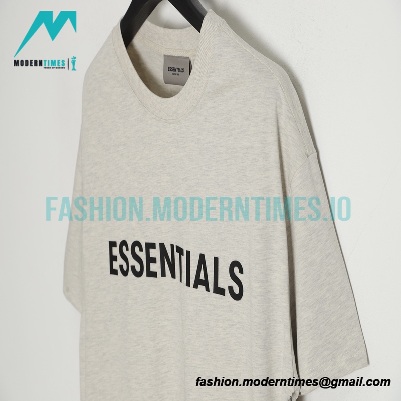 Fear Of God - Chest Silicone Letter-sleeve T-shirt