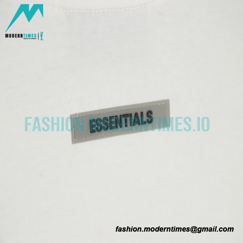 Fear Of God - Chest Silicone Letter-sleeve T-shirt