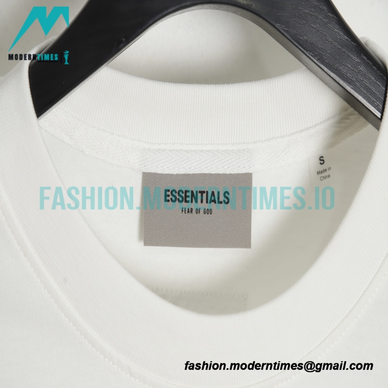 Fear Of God - Chest Silicone Letter-sleeve T-shirt