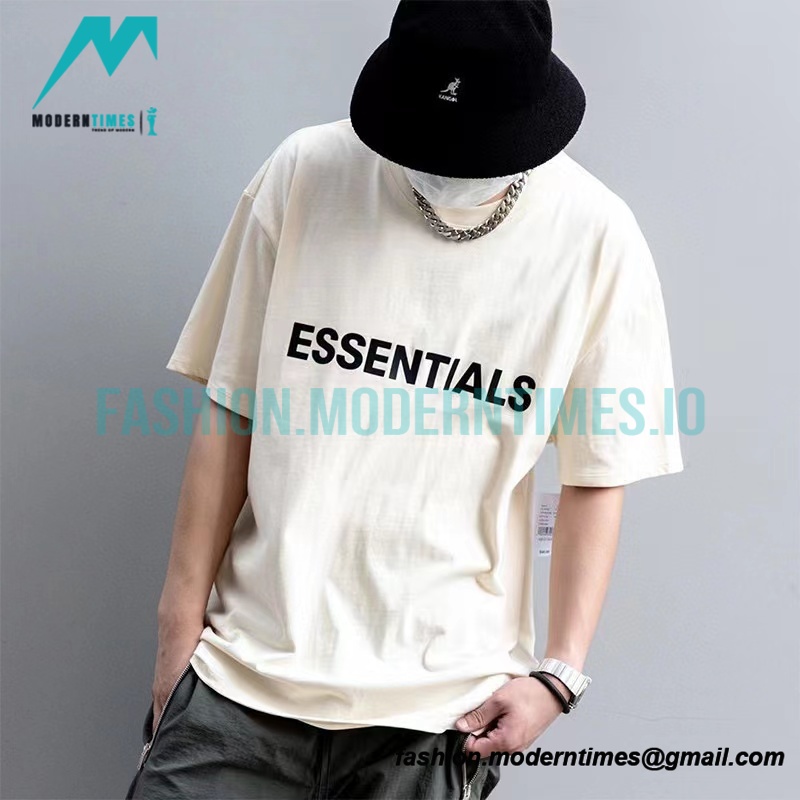 Fear Of God - Chest Silicone Letter-sleeve T-shirt