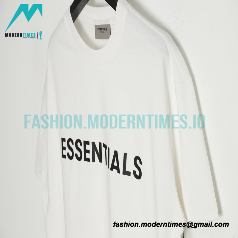 Fear Of God - Chest Silicone Letter-sleeve T-shirt