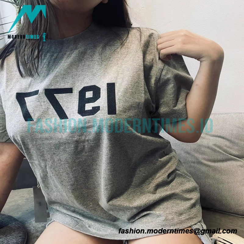Fear Of God - Fenced 1977-letter Short-sleeved T-shirt