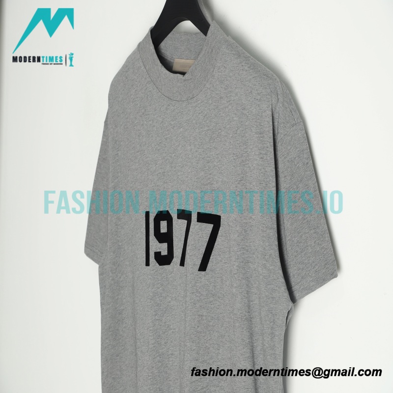 Fear Of God - Fenced 1977-letter Short-sleeved T-shirt