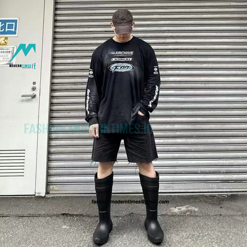 Far archive - 23FW Race wash long sleeve T-shirt
