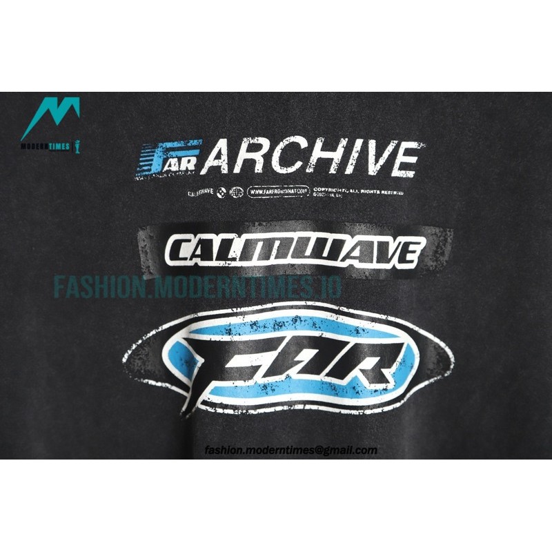 Far archive - 23FW Race wash long sleeve T-shirt