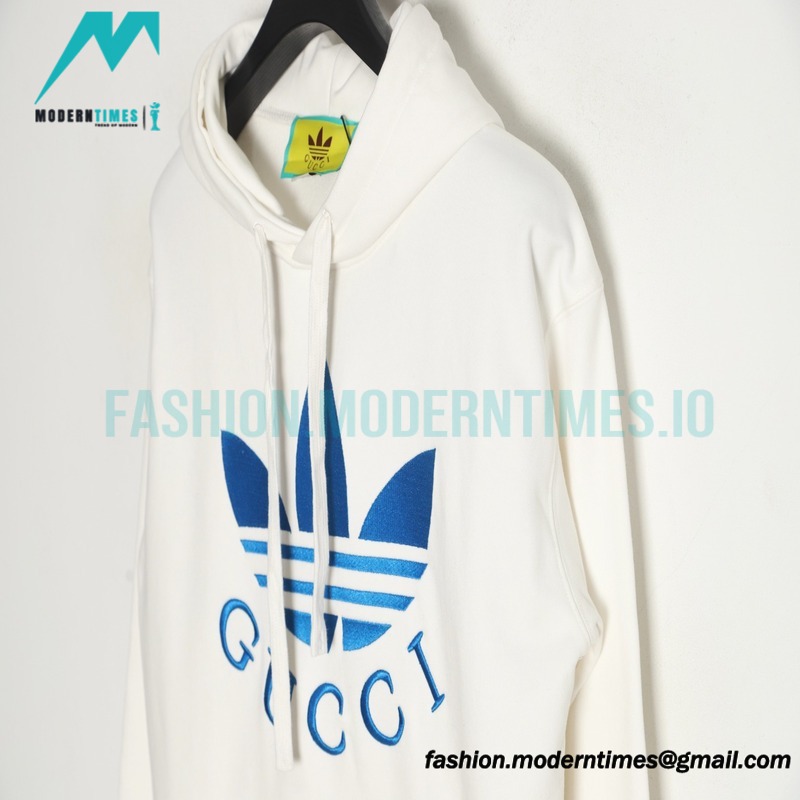 Gucci - Adidas 22FW Clover Co-embroidered Hoodie