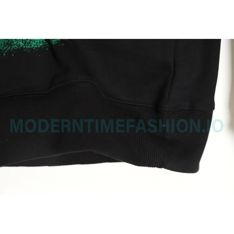 Gucci - Embroidered Logo Crew Neck Hoodie