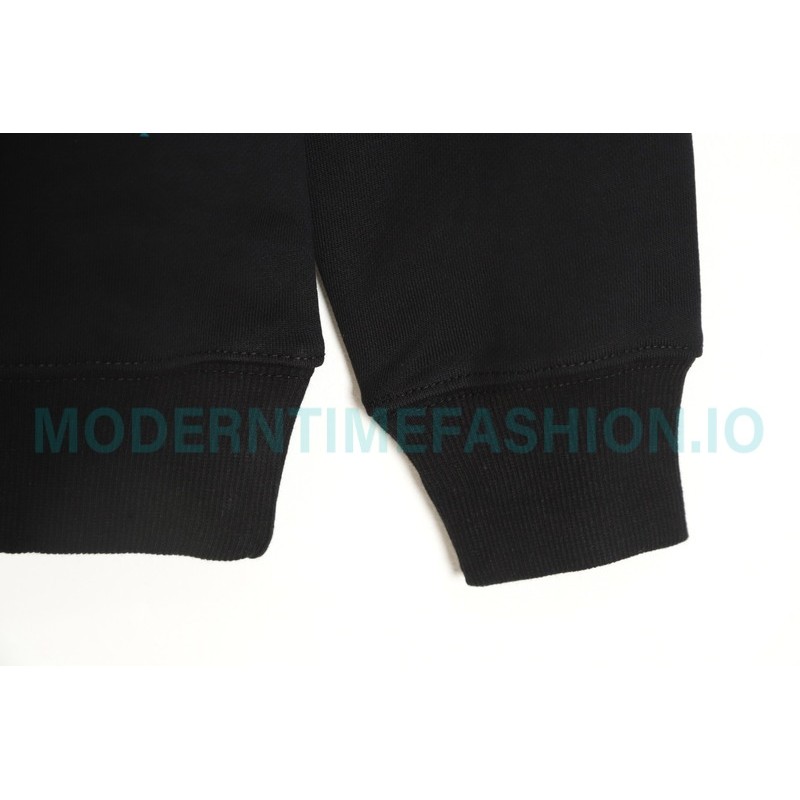 Gucci - Embroidered Logo Crew Neck Hoodie
