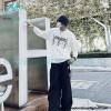Balenciaga - Gucci Co-brand Embroidered Logo Crew Neck Hoodie