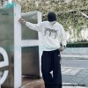Balenciaga - Gucci Co-brand Embroidered Logo Crew Neck Hoodie