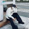 Balenciaga - Gucci Co-brand Embroidered Logo Crew Neck Hoodie