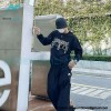 Balenciaga - Gucci Co-brand Embroidered Logo Crew Neck Hoodie
