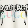 Balenciaga - Gucci Co-brand Embroidered Logo Crew Neck Hoodie