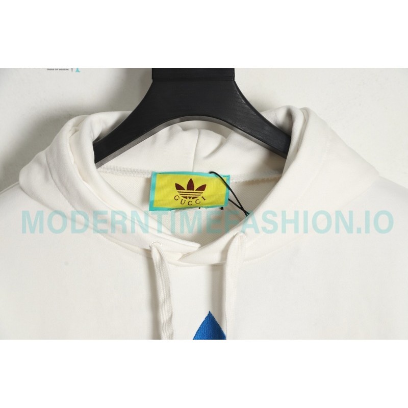 Gucci - Adidas 22FW Clover Co-brand Embroidered Hoodie
