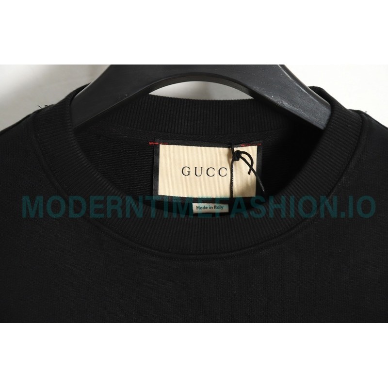 Gucci - Presbytery Bunny Applique Embroidered Crew Neck Hoodie
