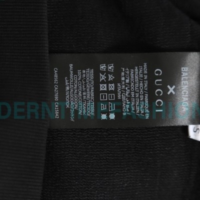 Gucci - Balenciaga Co-brand Embroidered Crewneck Hoodie On The Back