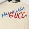 Gucci - Balenciaga Co-brand Embroidered Crewneck Hoodie On The Back