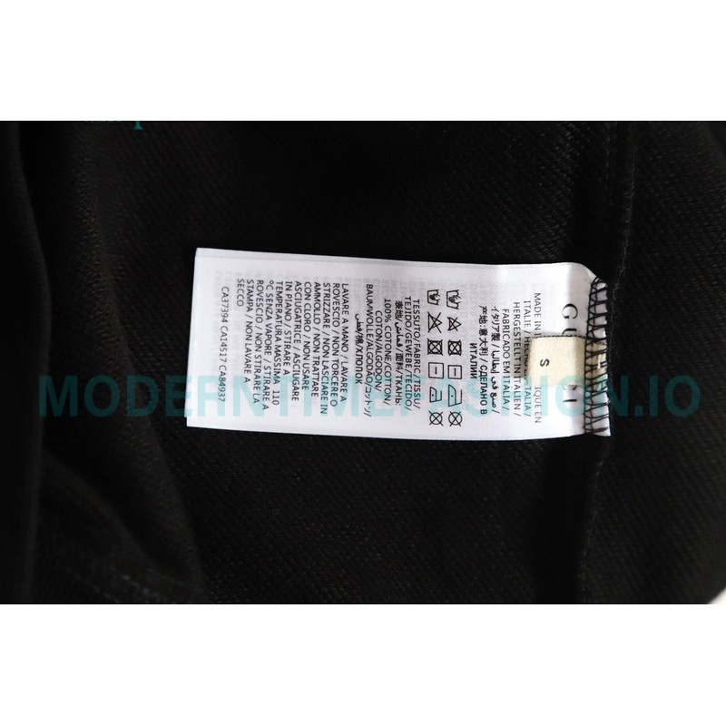 Gucci - 23Fw Embroidered Double G Letter Logo Round Neck Hoodie