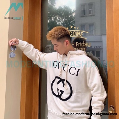 Gucci - 22Fw Double-G Interlocking Printed Hoodie