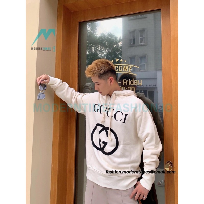 Gucci - 22Fw Double-G Interlocking Printed Hoodie