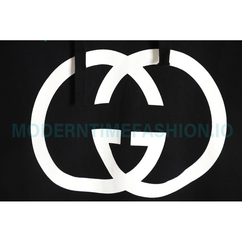 Gucci - 22Fw Double-G Interlocking Printed Hoodie