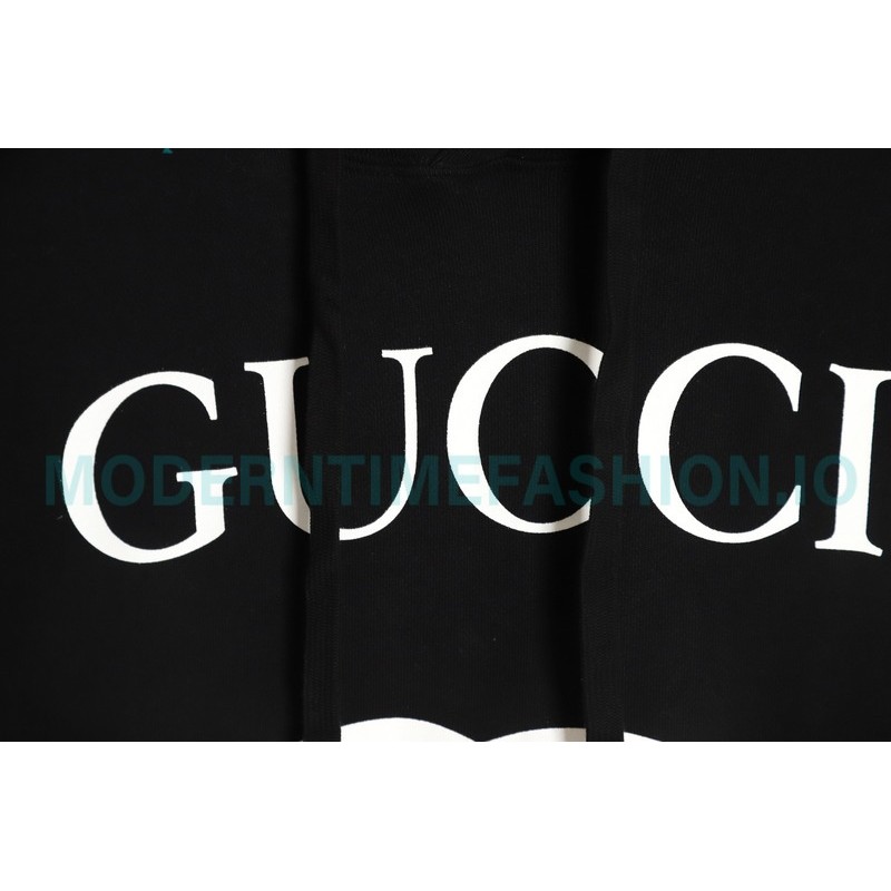 Gucci - 22Fw Double-G Interlocking Printed Hoodie