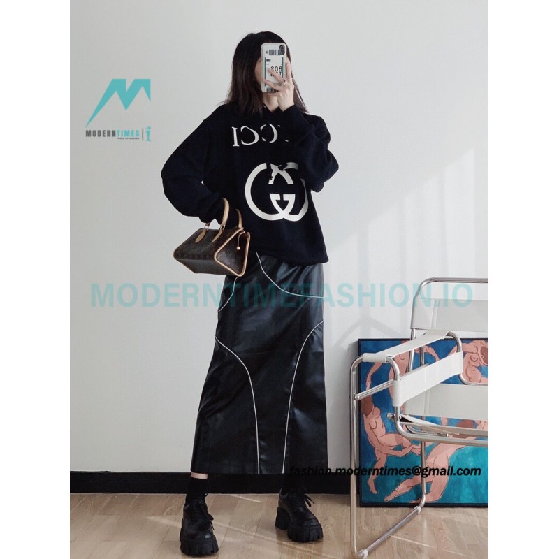 Gucci - 22Fw Double-G Interlocking Printed Hoodie