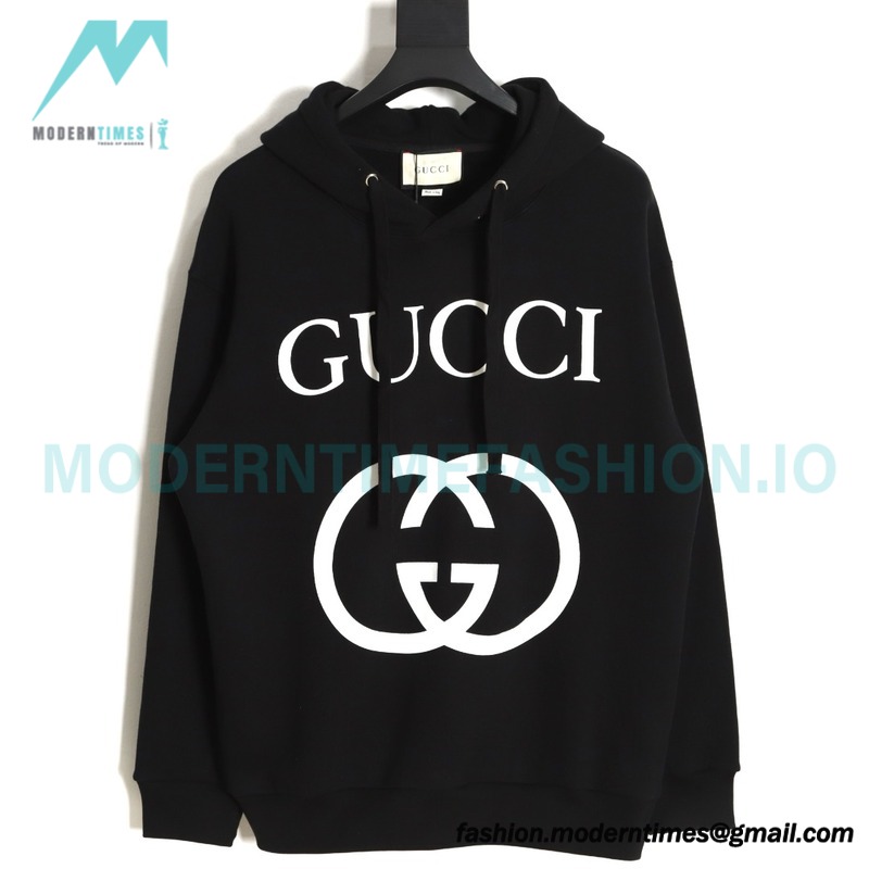 Gucci - 22Fw Double-G Interlocking Printed Hoodie