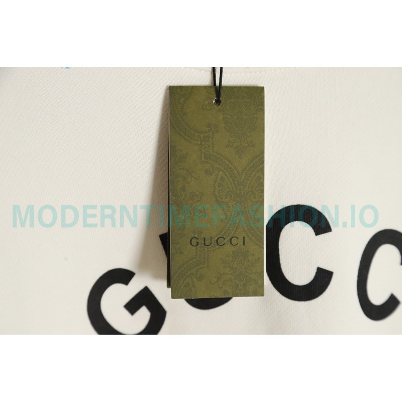 Gucci - 22FW 1921 Series Twist Belt Printed Round Neck Hoodie