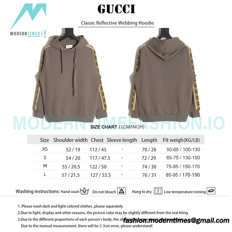 Gucci - Classic Reflective Webbing Hoodie