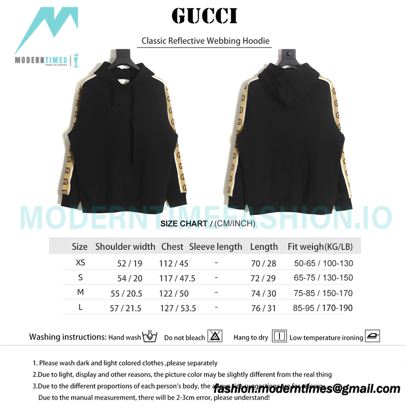Gucci - Classic Reflective Webbing Hoodie