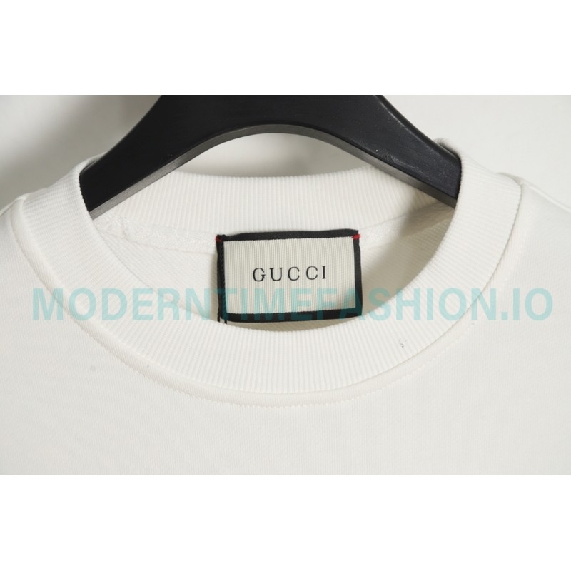 Gucci - 23FW Cassette Printed Crew Neck Hoodie