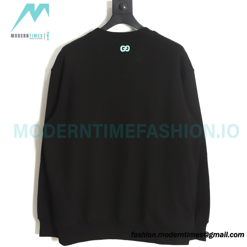 Gucci - Foam Letter Print Crew Neck Hoodie